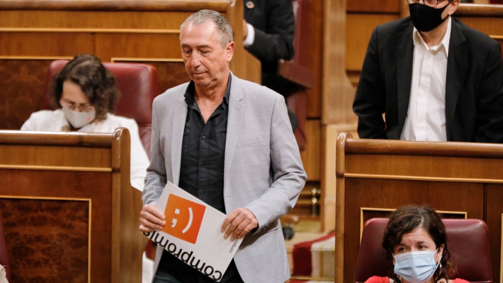El diputat de Més Compromís Joan Baldoví en una intervenció recent al Congrés
