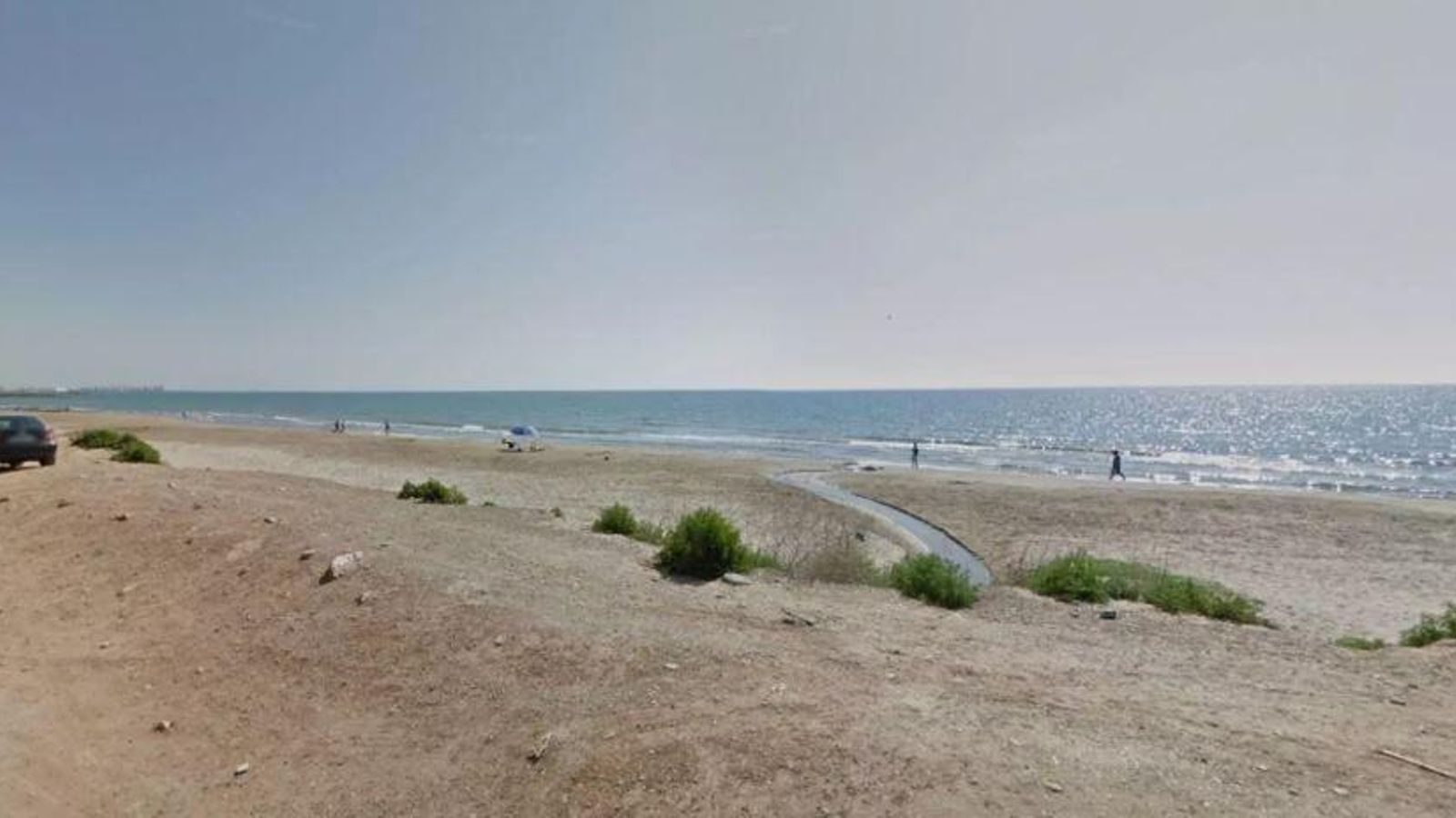 Imatge d'arxiu de la platja dels Peixets d'Alboraia / Google Street View