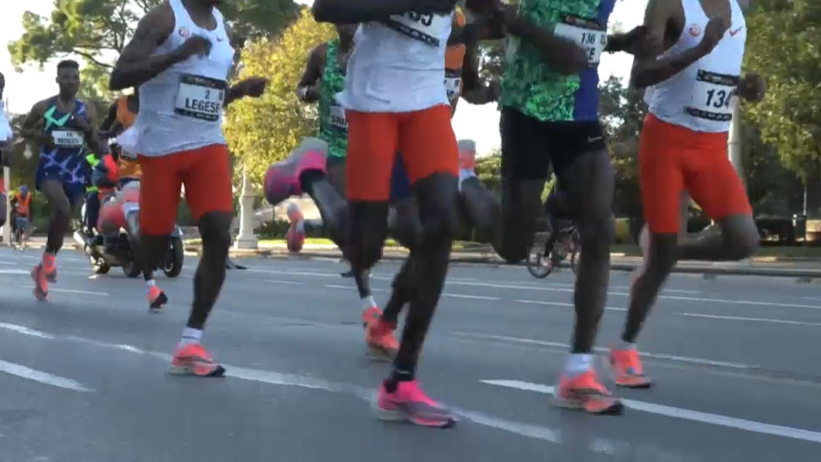 Corredors en la Marató de València