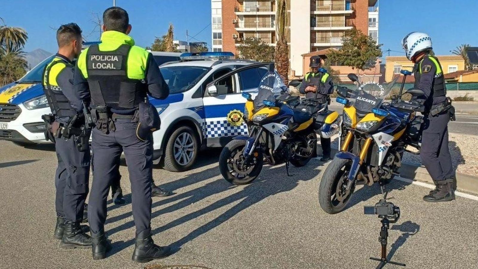 Policies locals d'Alacant, en una imatge d'arxiu
