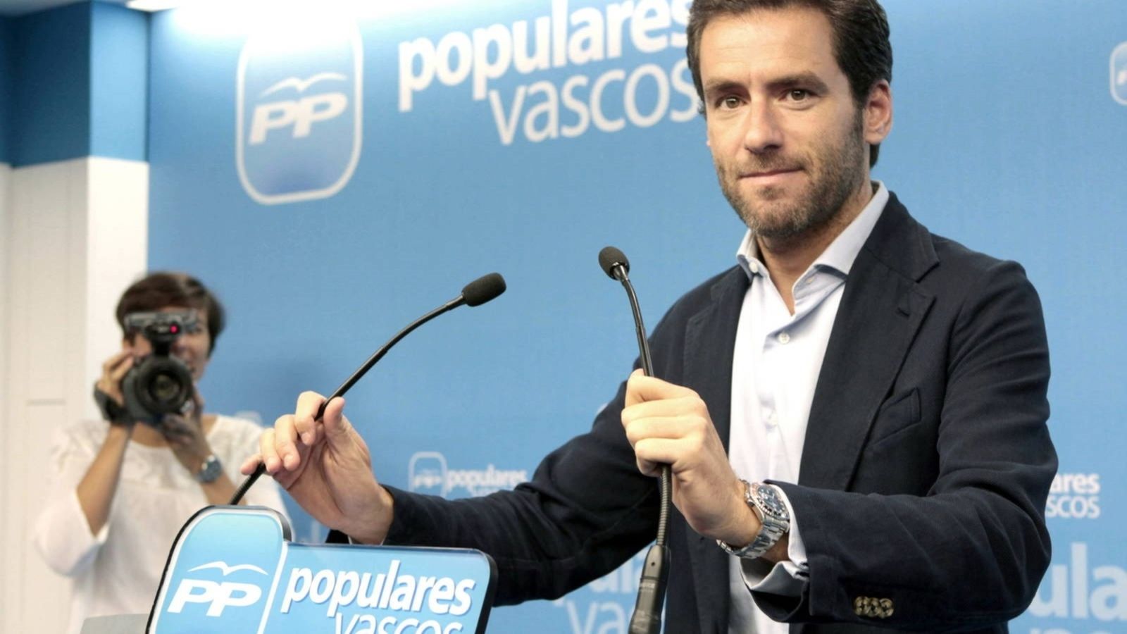 Borja Sémper, president del PP de Guipúscoa i portaveu d'aquest partit al Parlament Basc, en una imatge d'arxiu