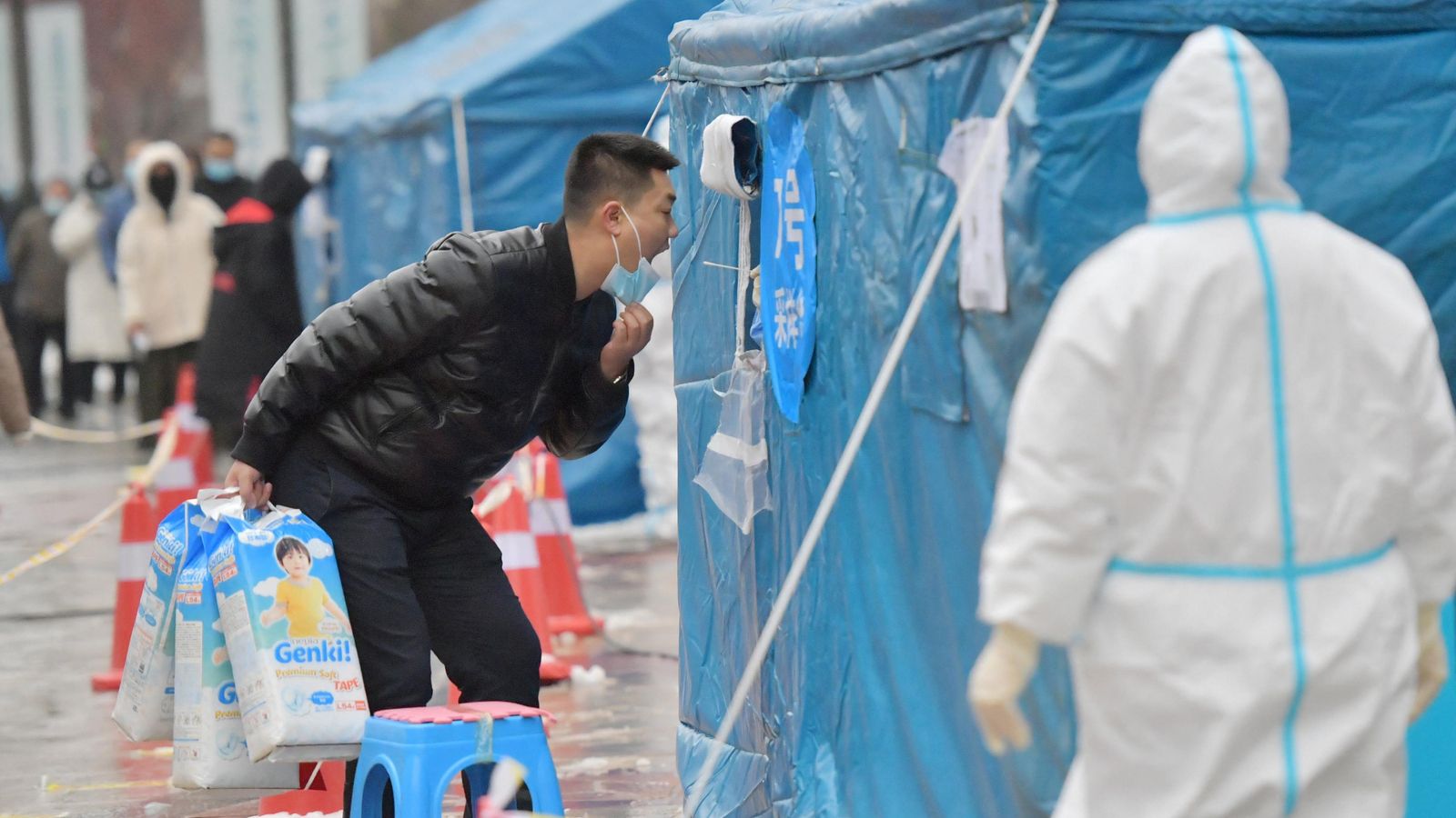 Cribratges massius a Changchun, capital de Jilin