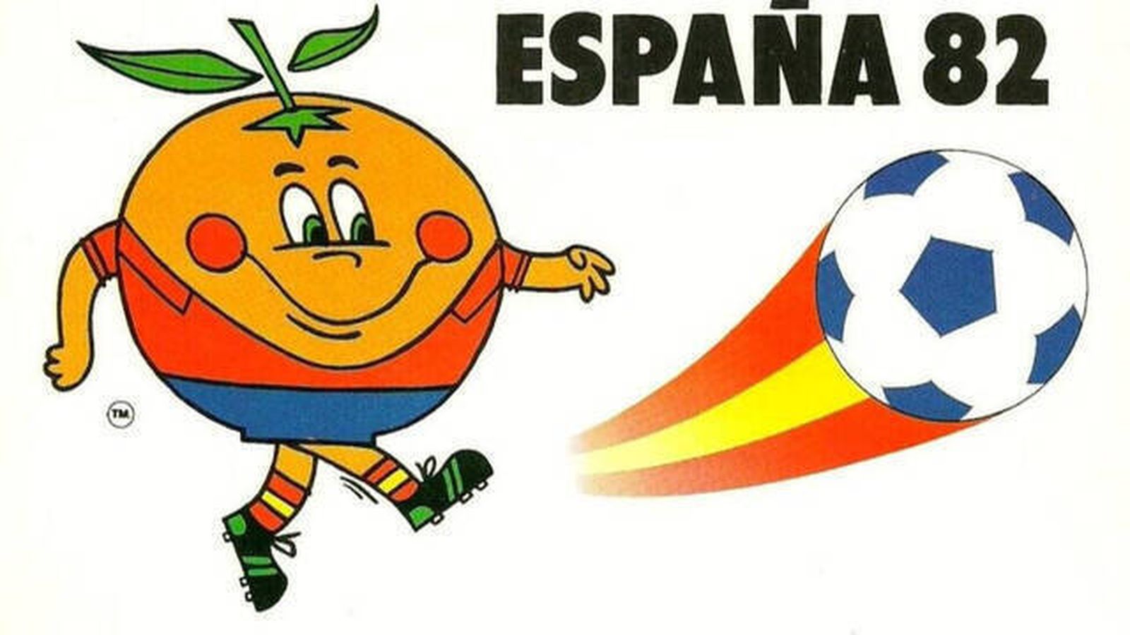 Cartell del Mundial d'Espanya 82 amb Naranjito