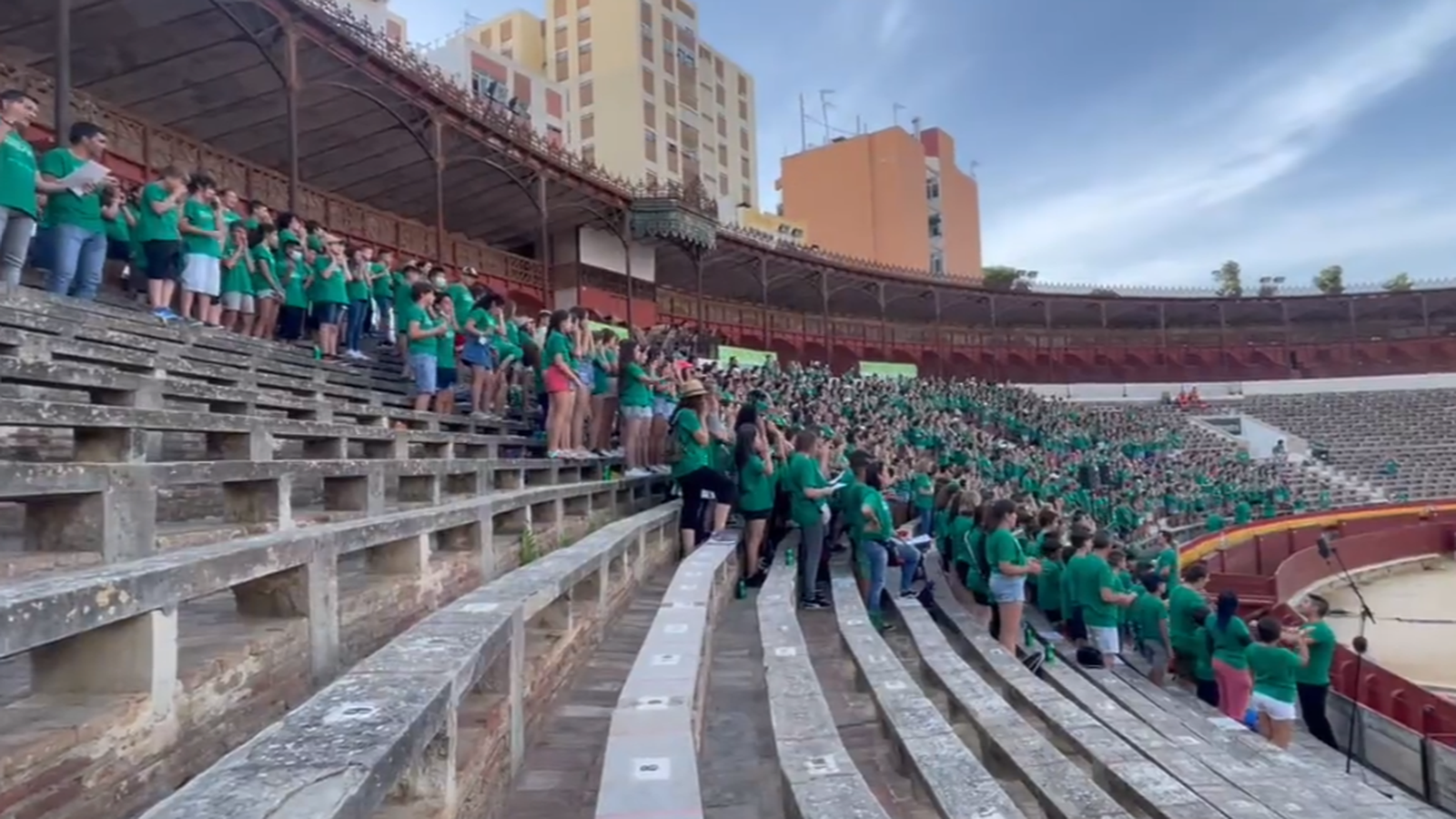 L'Escola Canta a la plaça de bous de Castelló, aquest dissabte