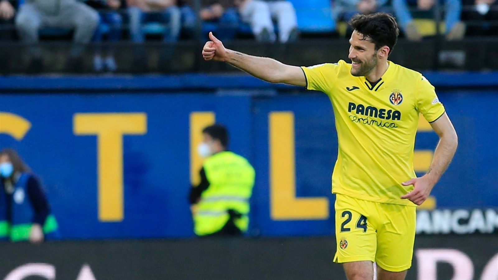 Pedraza celebra el gol