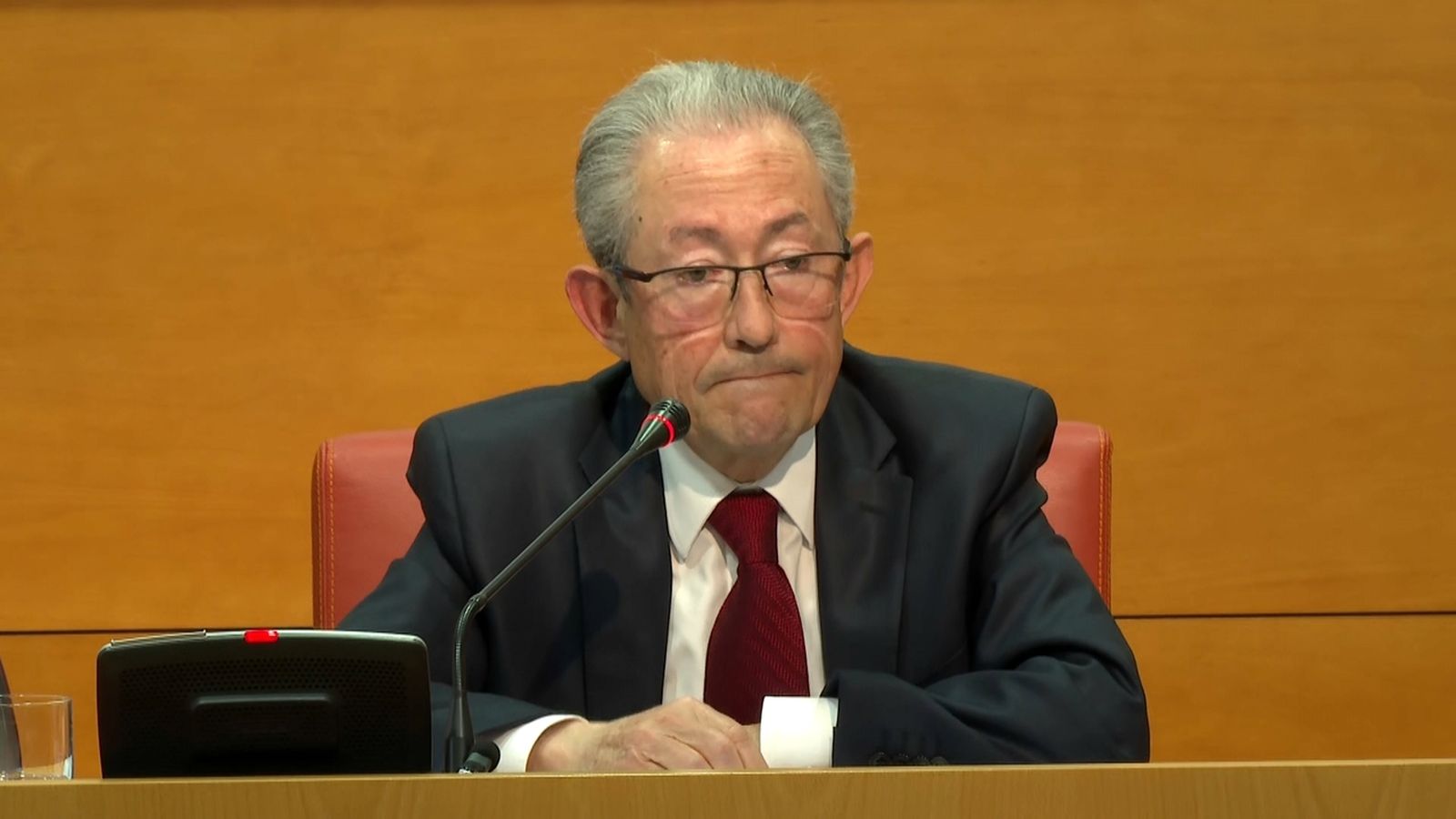 El síndic de greuges, Ángel Luna, en la presentació de l''Informe anual'