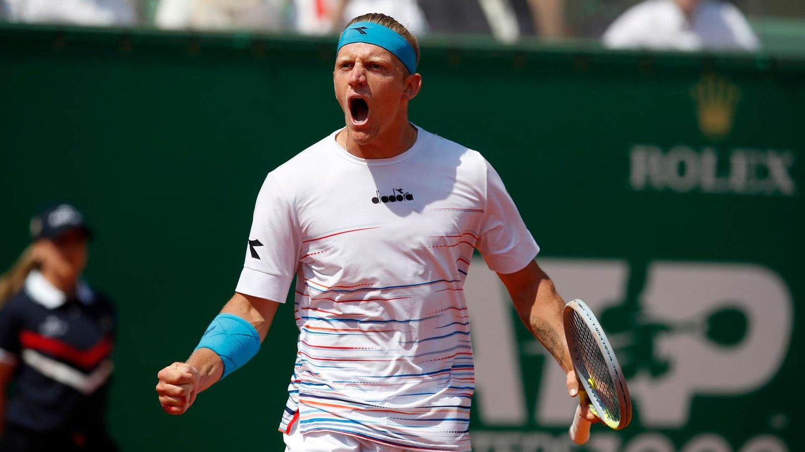 Davidovich celebra un punt