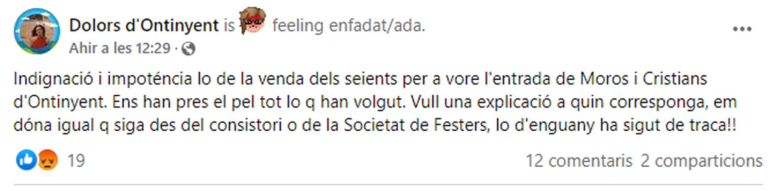 El veïnat ha expressat el seu malestar a les xarxes