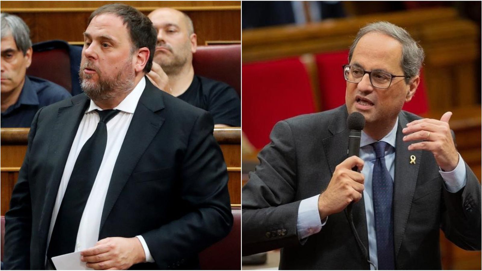 El Tribunal Suprem delibera sobre el futur immediat de Junqueras i Torra