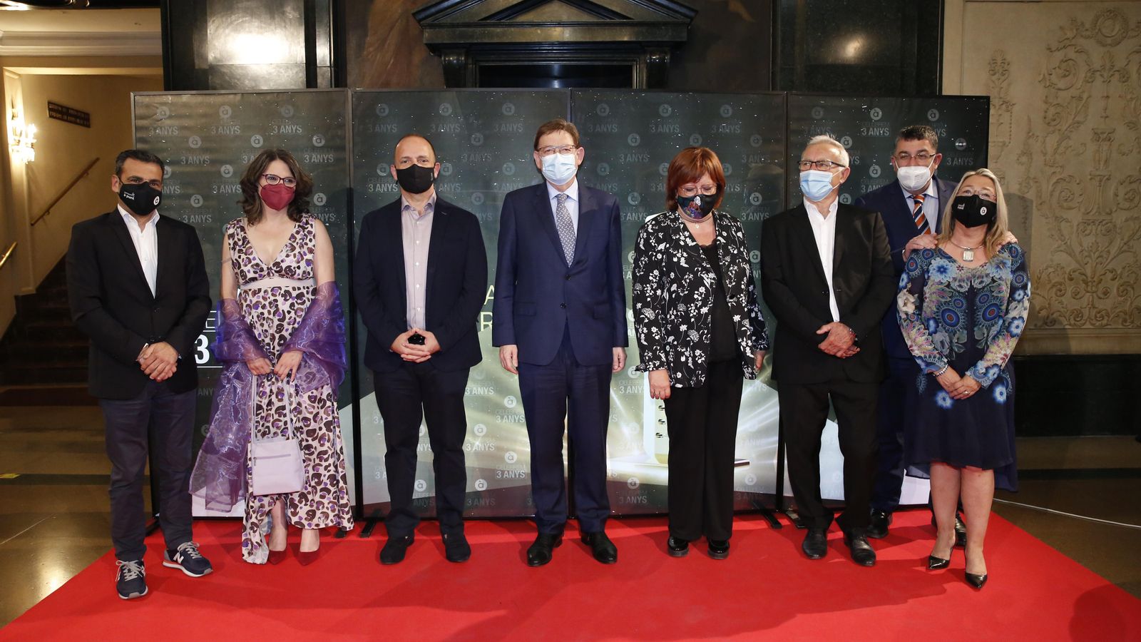 El Consell Valencià va acudir a la gala Celebrem 3 anys d'À Punt