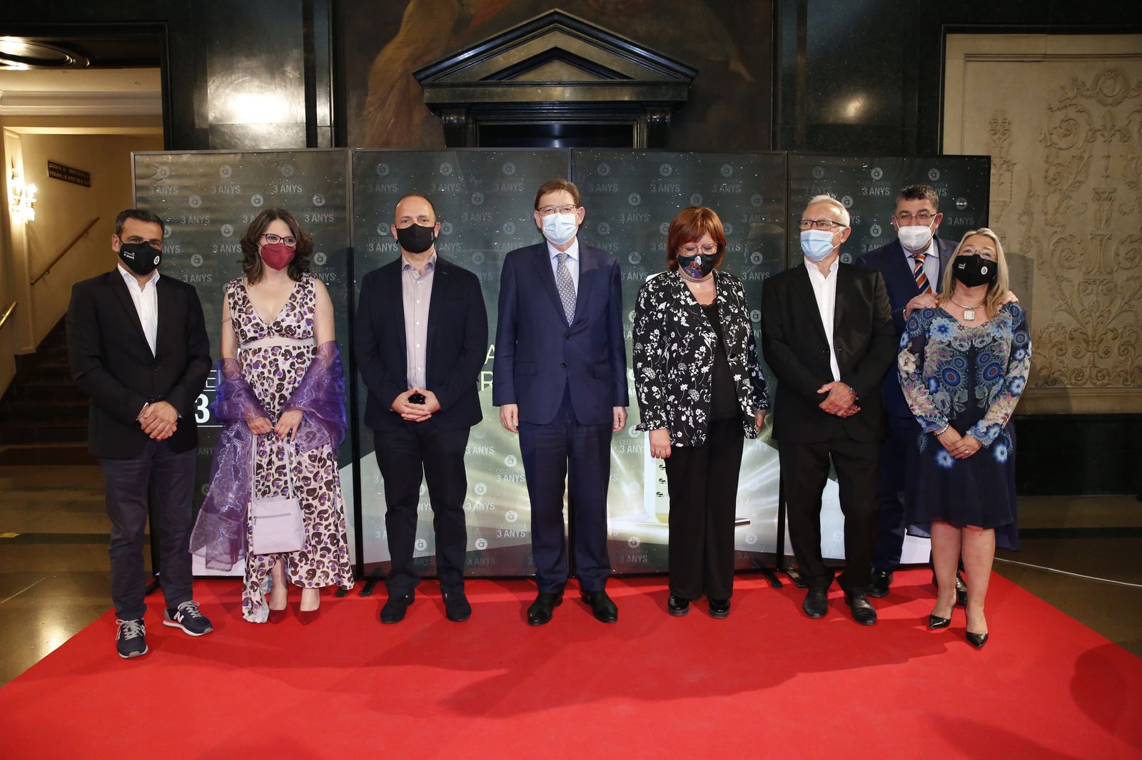 El Consell Valencià va acudir a la gala Celebrem 3 anys d'À Punt