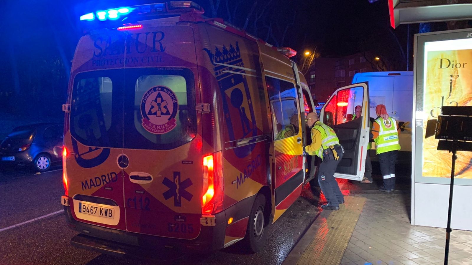 Imatge d'arxiu d'una ambulància de Protecció Civil
