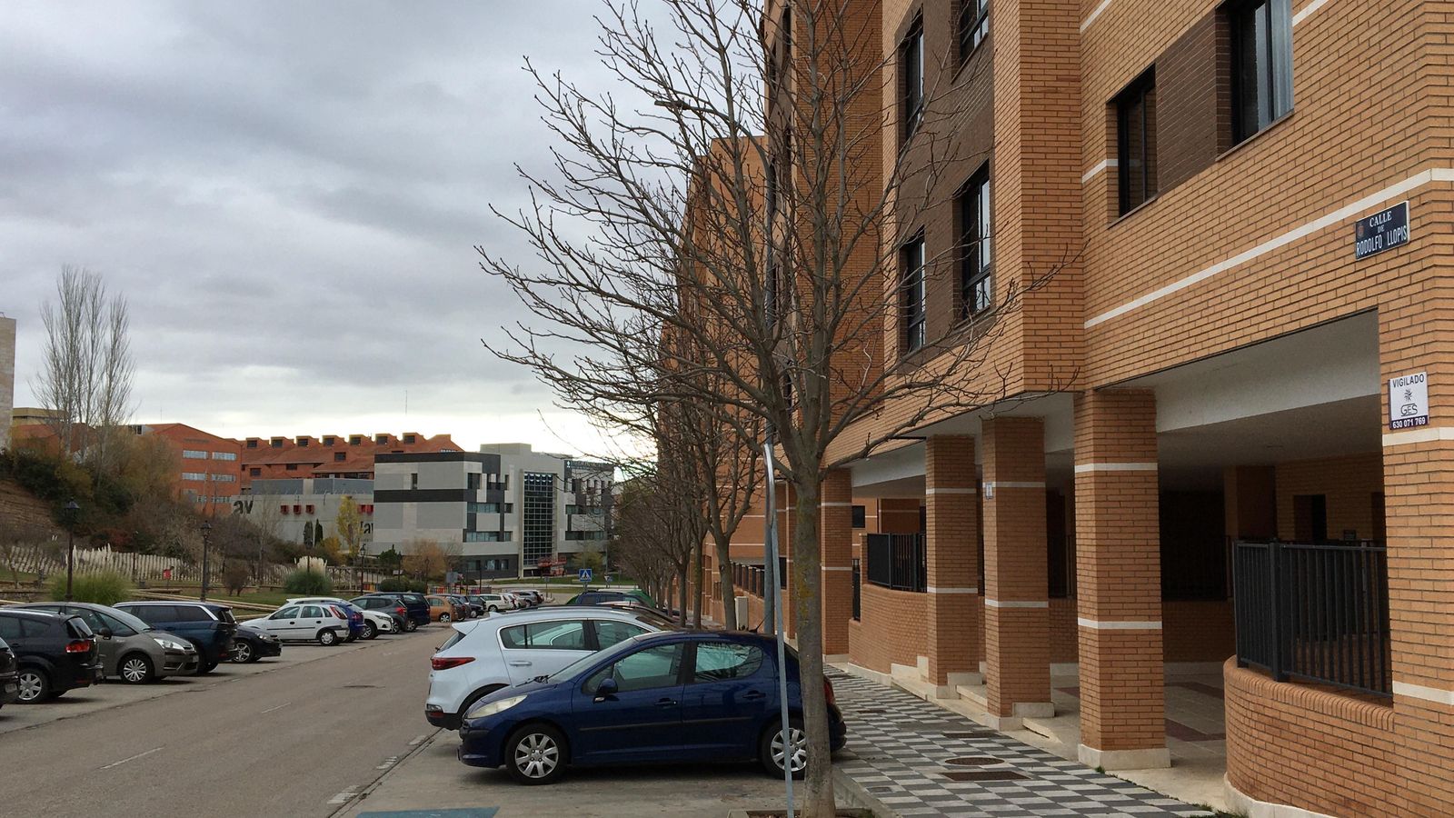 El carrer que l’Ajuntament de Conca li ha dedicat a Rodolfo Llopis prop del campus universitari