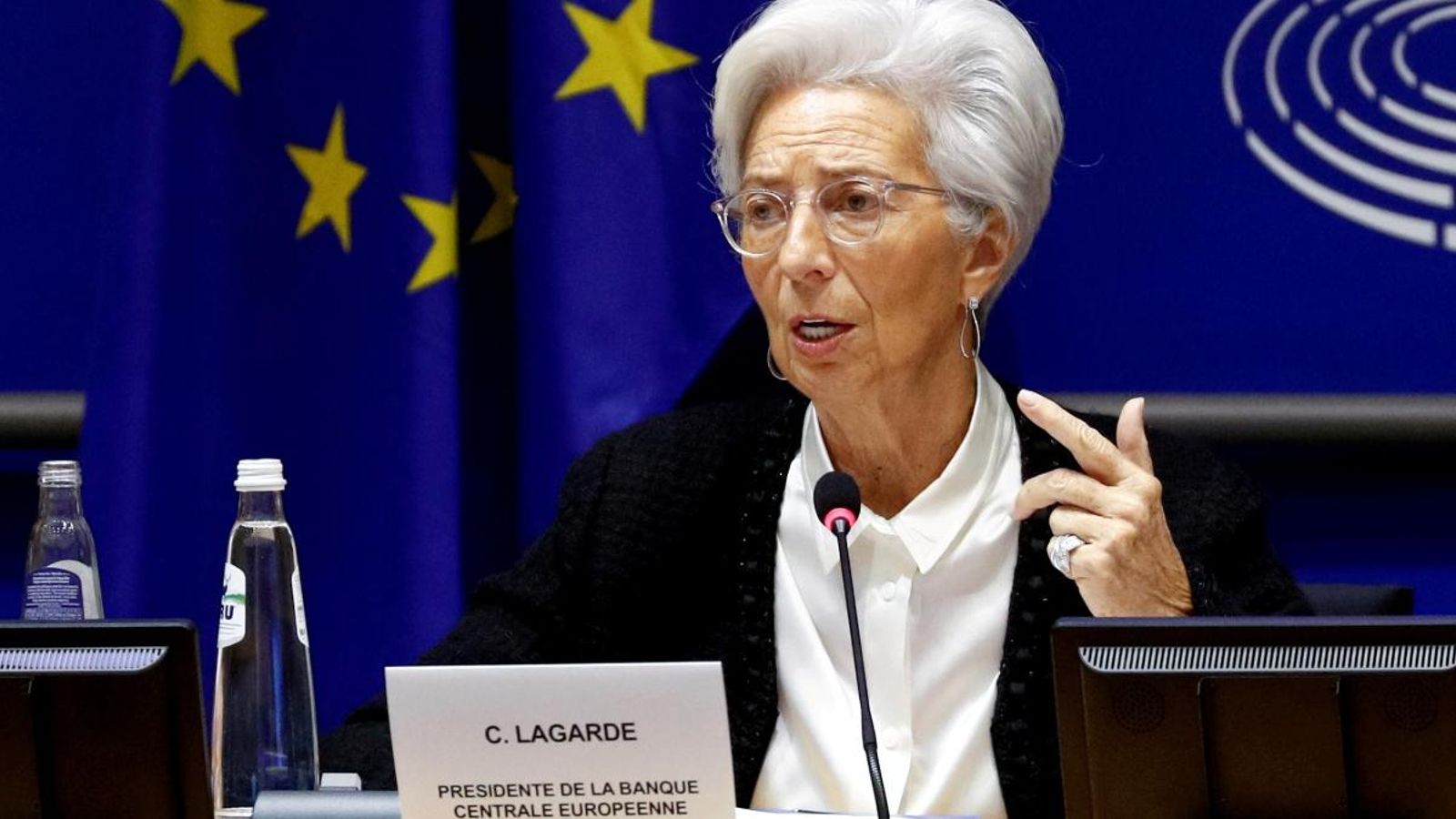 La presidenta del Banc Central Europeu, Christine Lagarde, a Brussel·les, Bèlgica, en una imatge d'arxiu