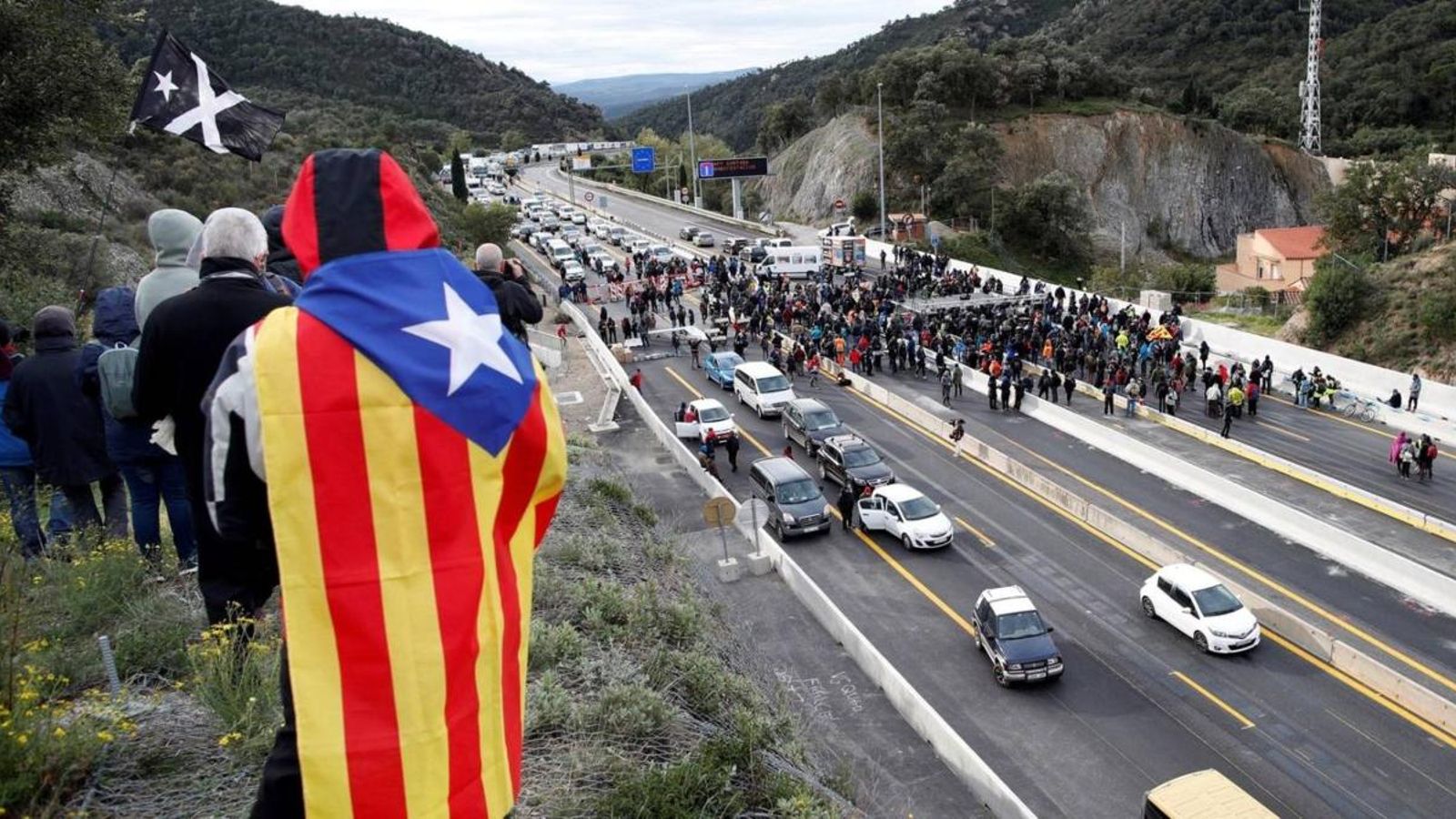 La circulació ha estat tallada a la Jonquera durant 31 hores per les protestes de Tsunami Democràtic