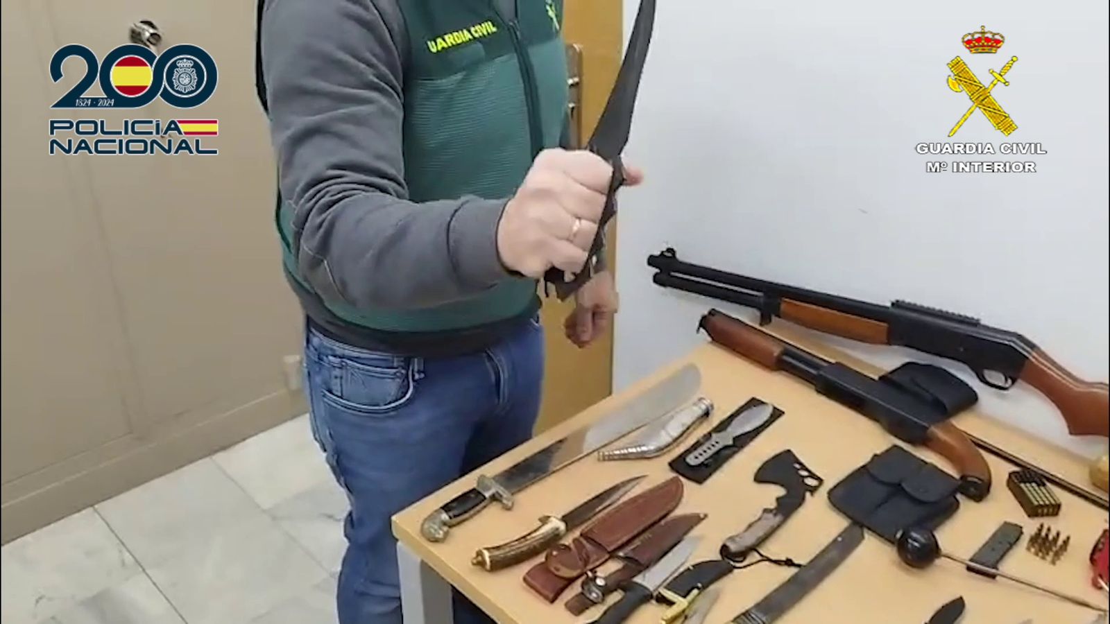 Armes incautades durant l'operació