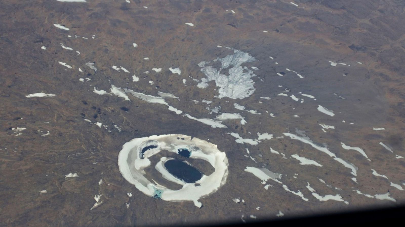 El cim l’antiga glacera Okjökull, a Islàndia.
