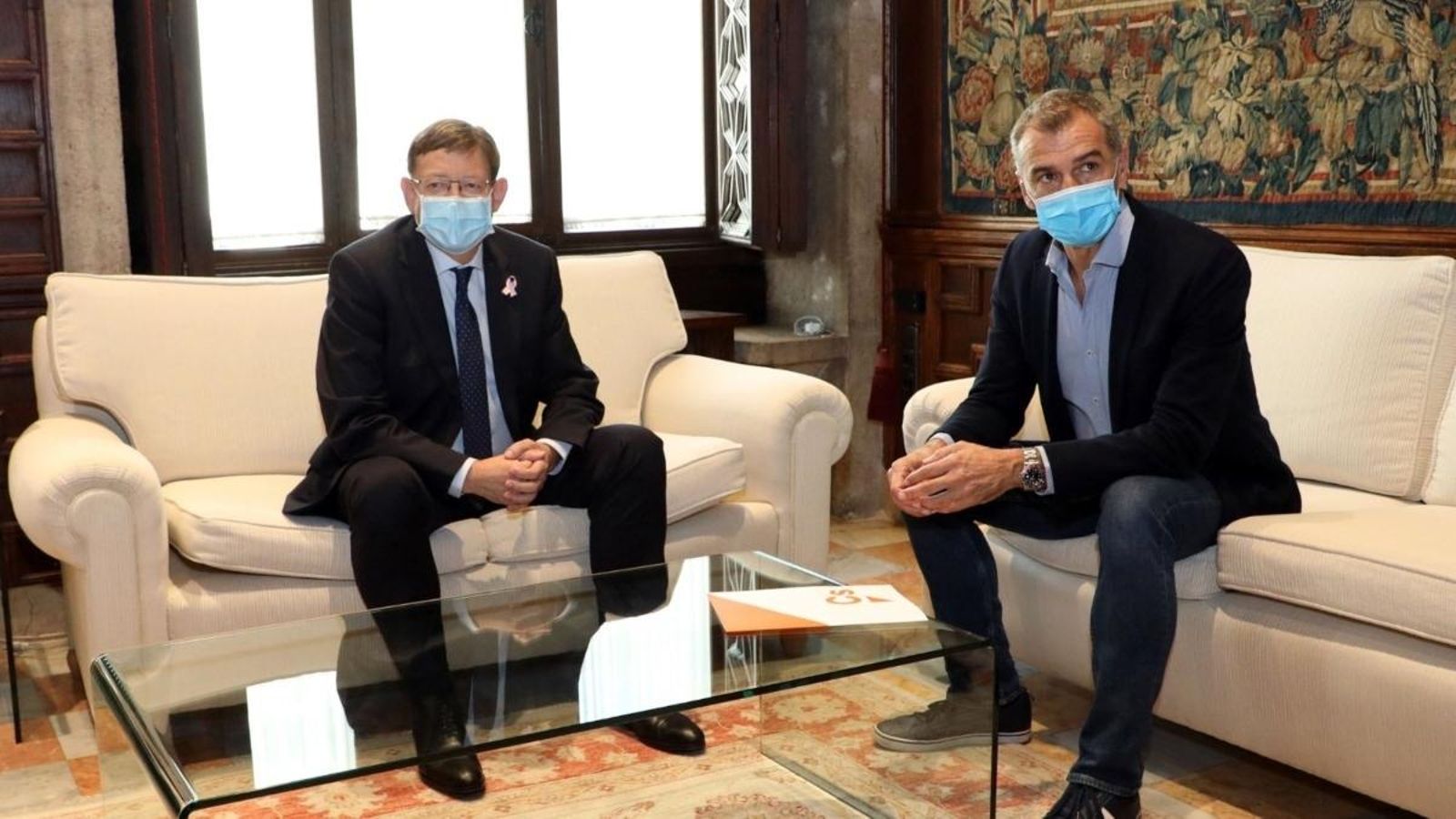 Puig i Cantó, aquest dilluns en el Palau de la Generalitat