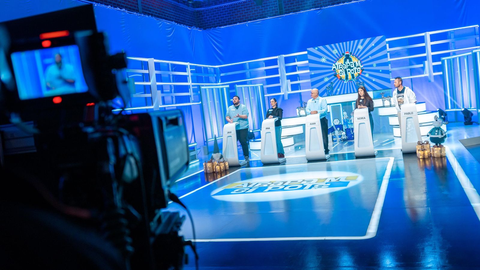 Atrapa'm si pots estrena decorat per Nadal