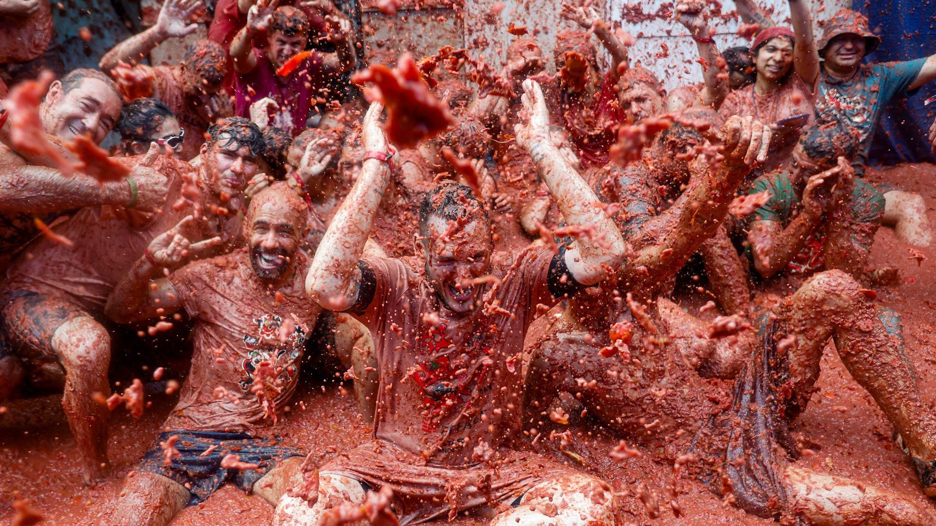22.000 persones han participat en la Tomatina d'enguany