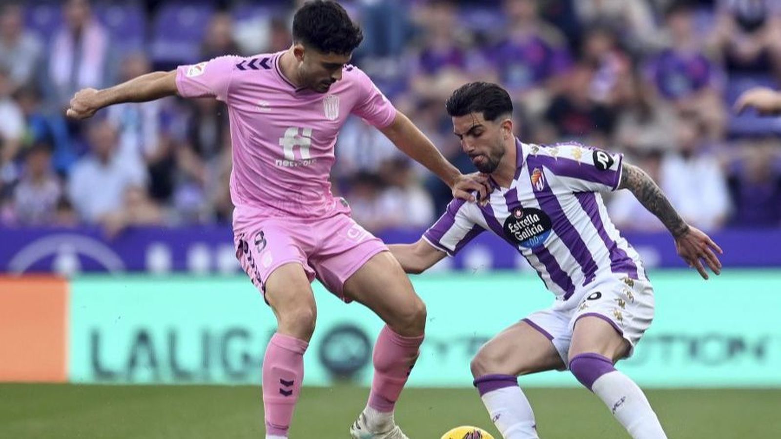 Sergio Ortuño, en una acció del duel