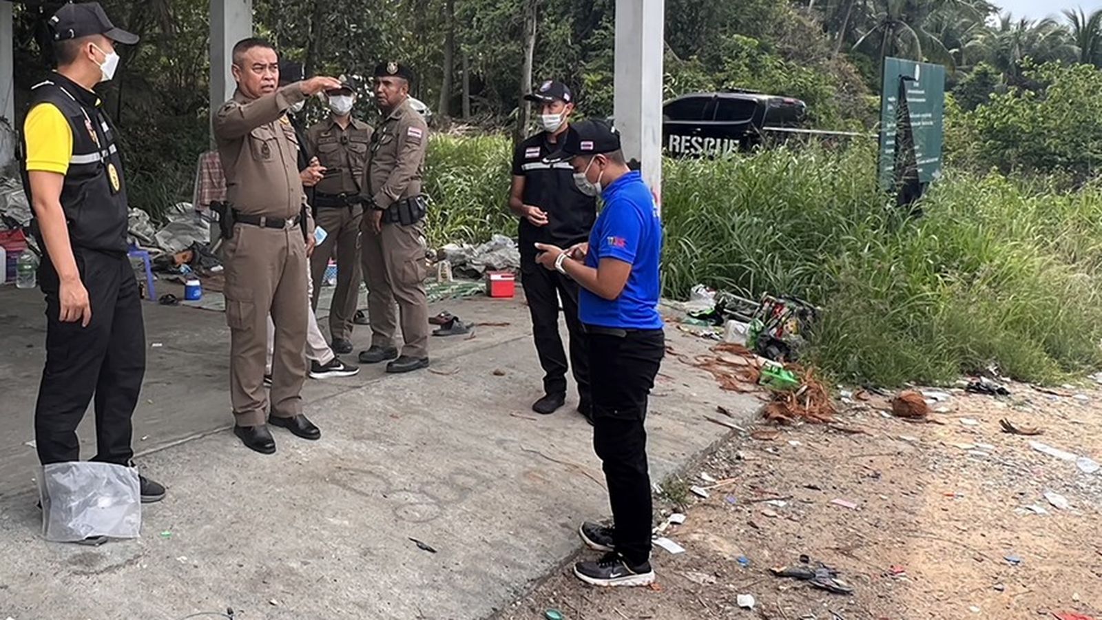 La policia de Tailàndia ha reconstruït els fets al costat de Daniel Sancho