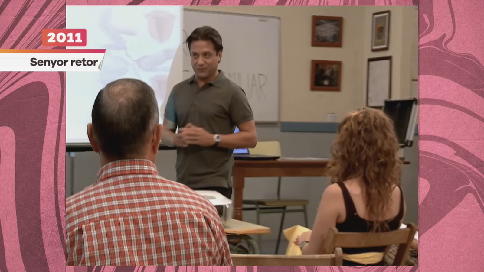 Imatge d'arxiu de la seua participació en la sèrie valenciana 'Senyor retor'