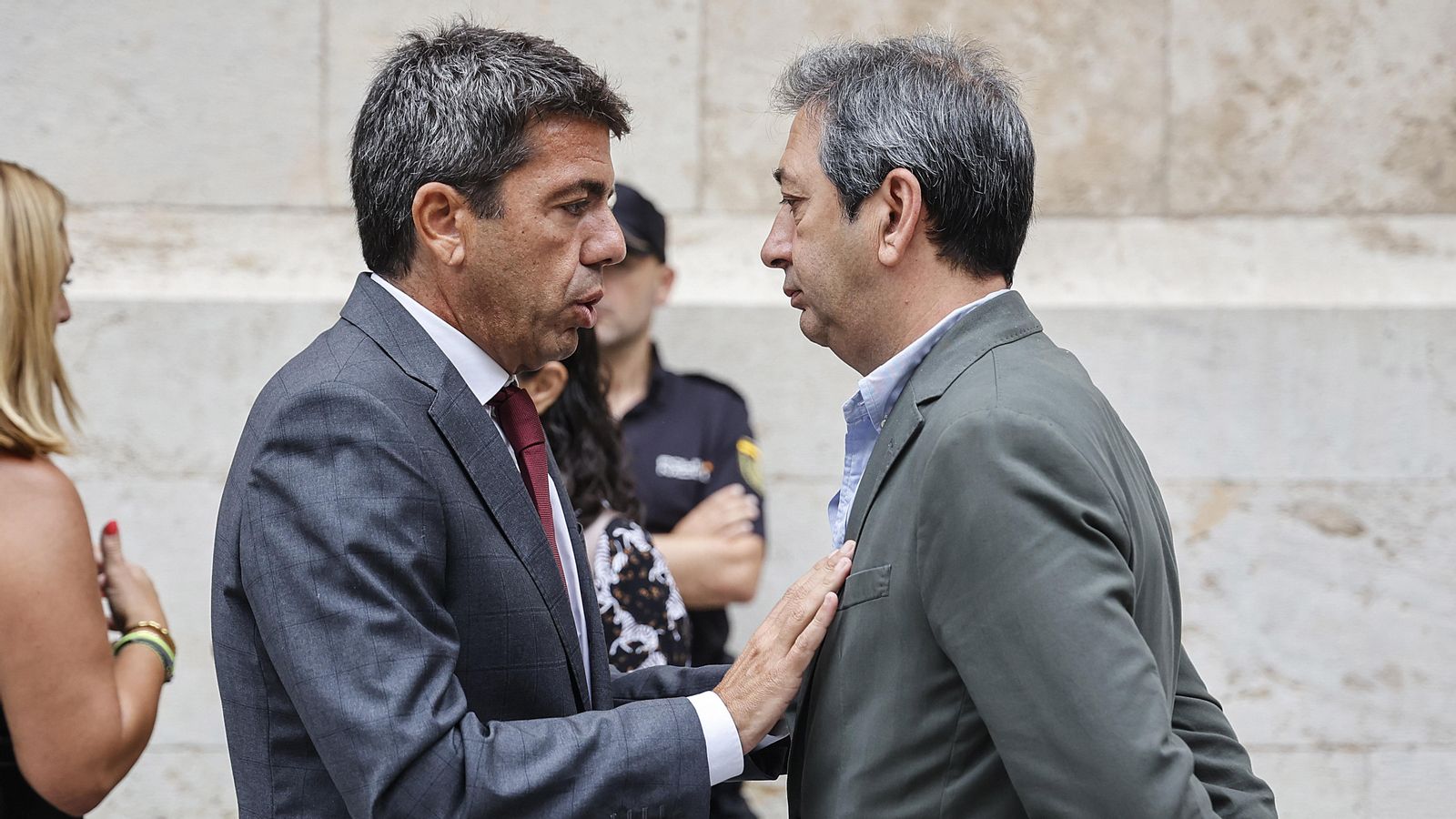 Imatge d'arxiu del president, Carlos Mazón, i el vicepresident, Vicente Barrera