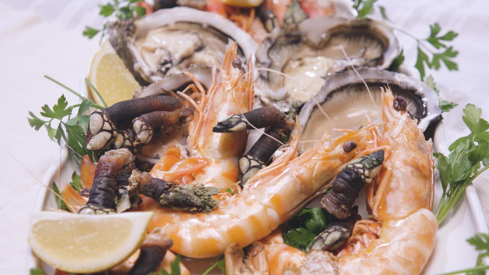 Ostres i mariscada