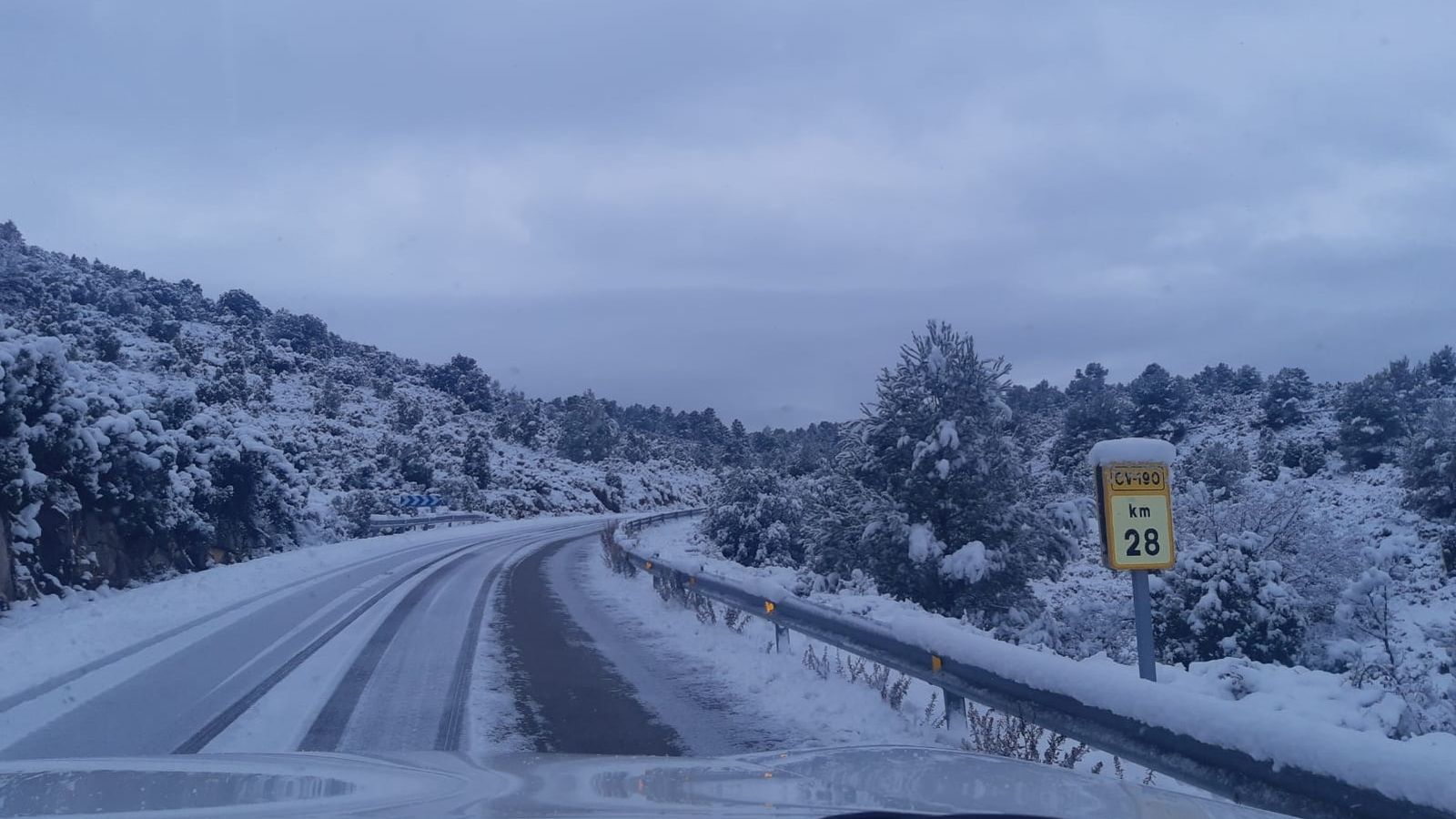 Imatge d'arxiu de neu a la Comunitat Valenciana