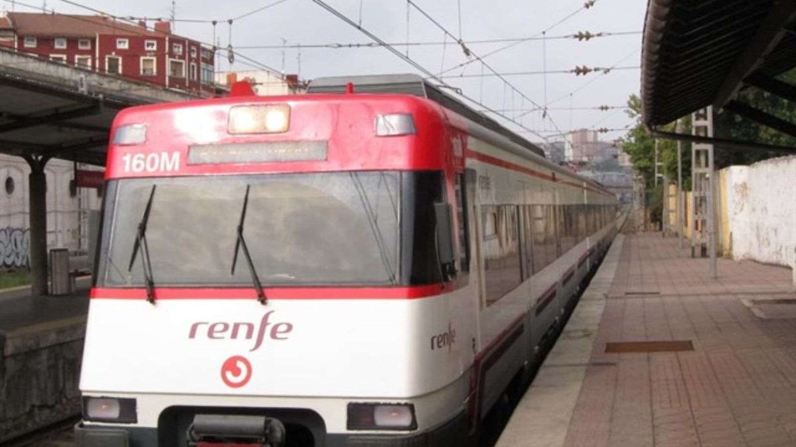 Imatge d’arxiu d’un tren de rodalia Imatge d’arxiu d’un tren de rodalia