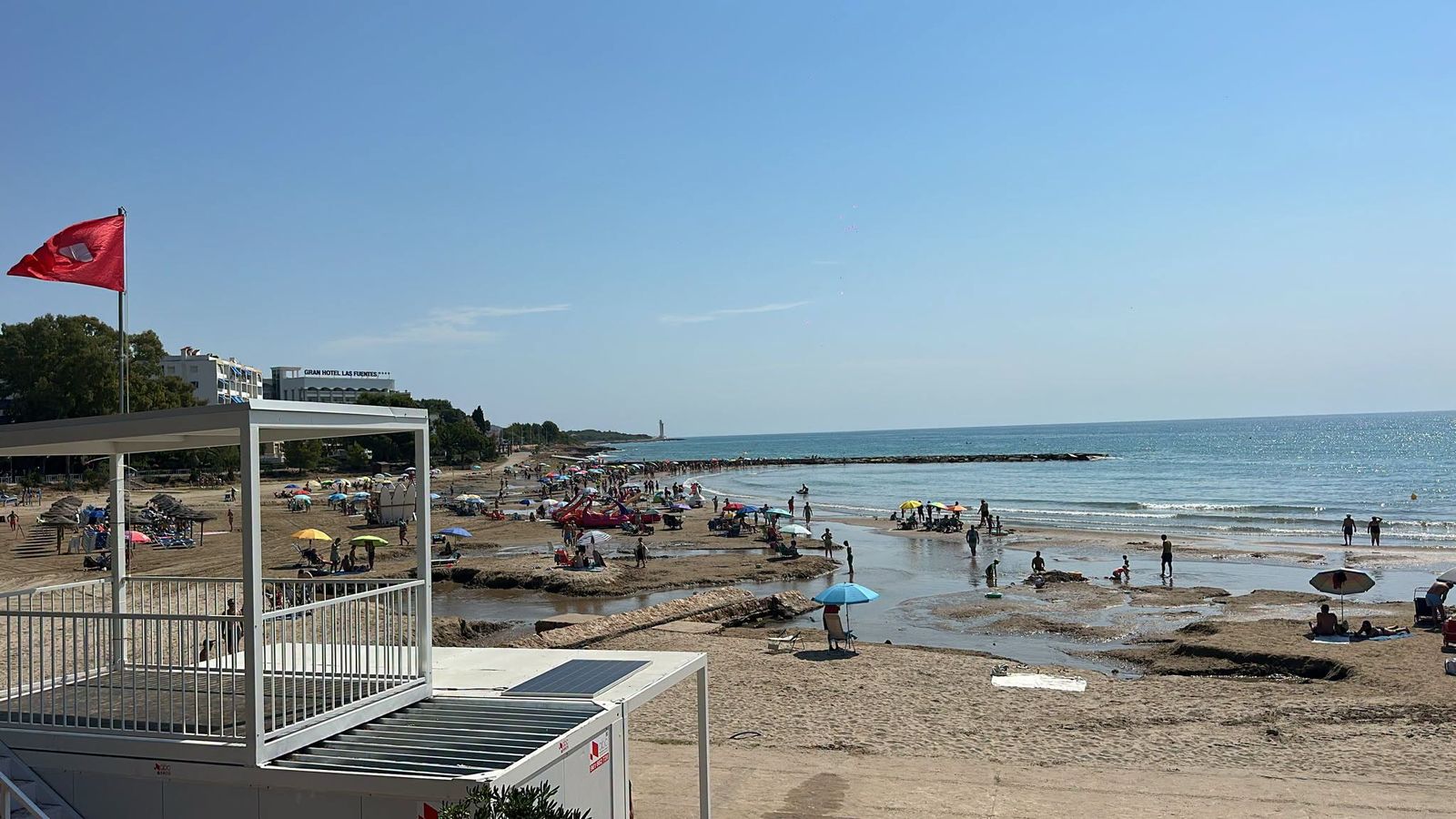 Tancada al bany la platka d'Alcossebre