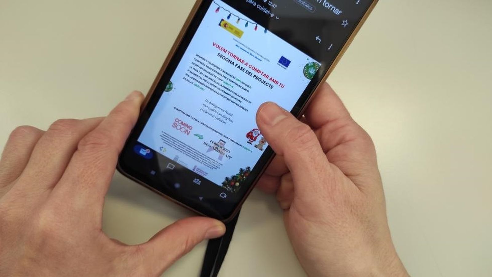 App mòbil 'Cuídat-e' que testejarà la conselleria de Sanitat Universal