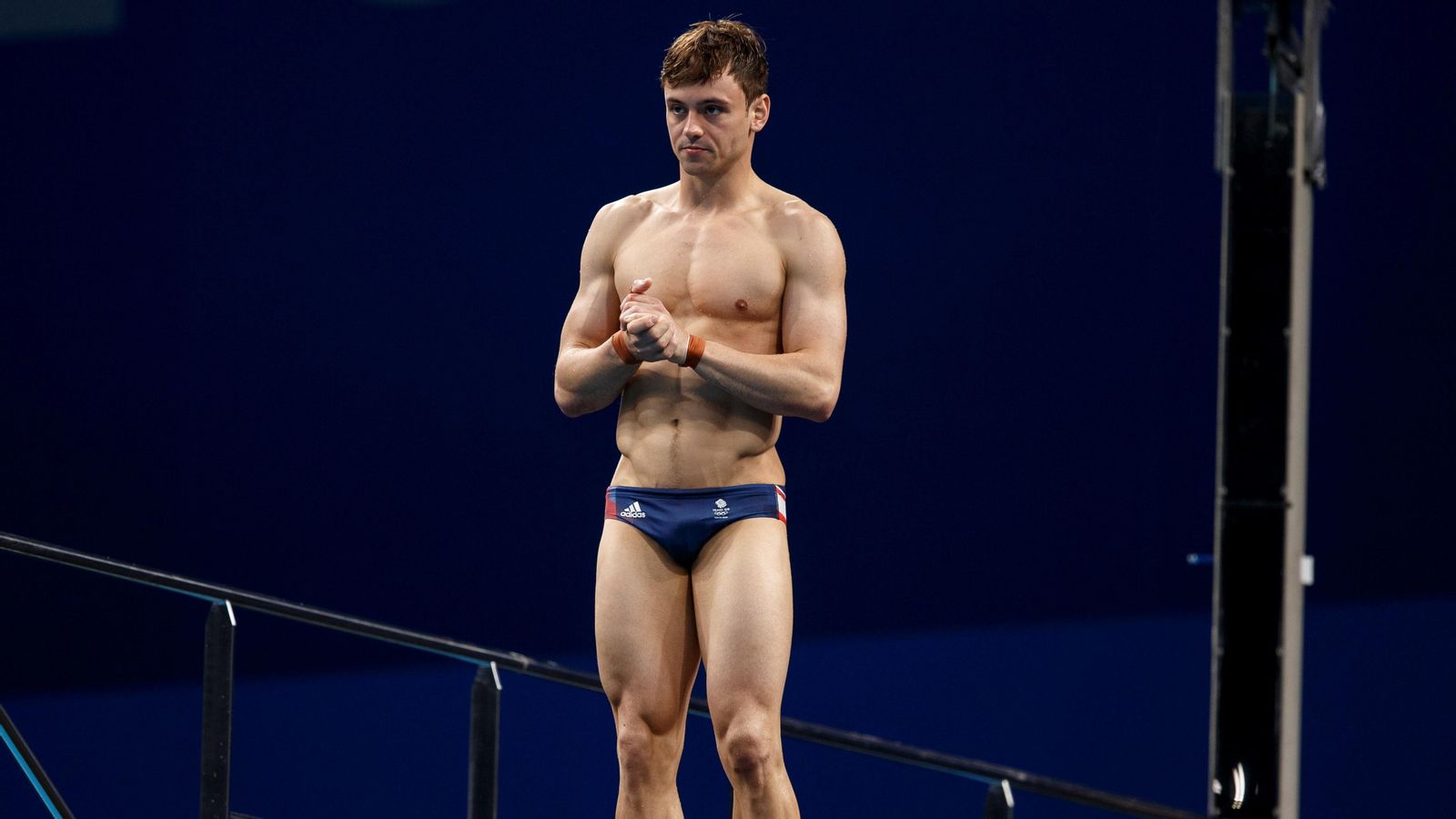 Tom Daley, durant uns entrenaments a Tòquio