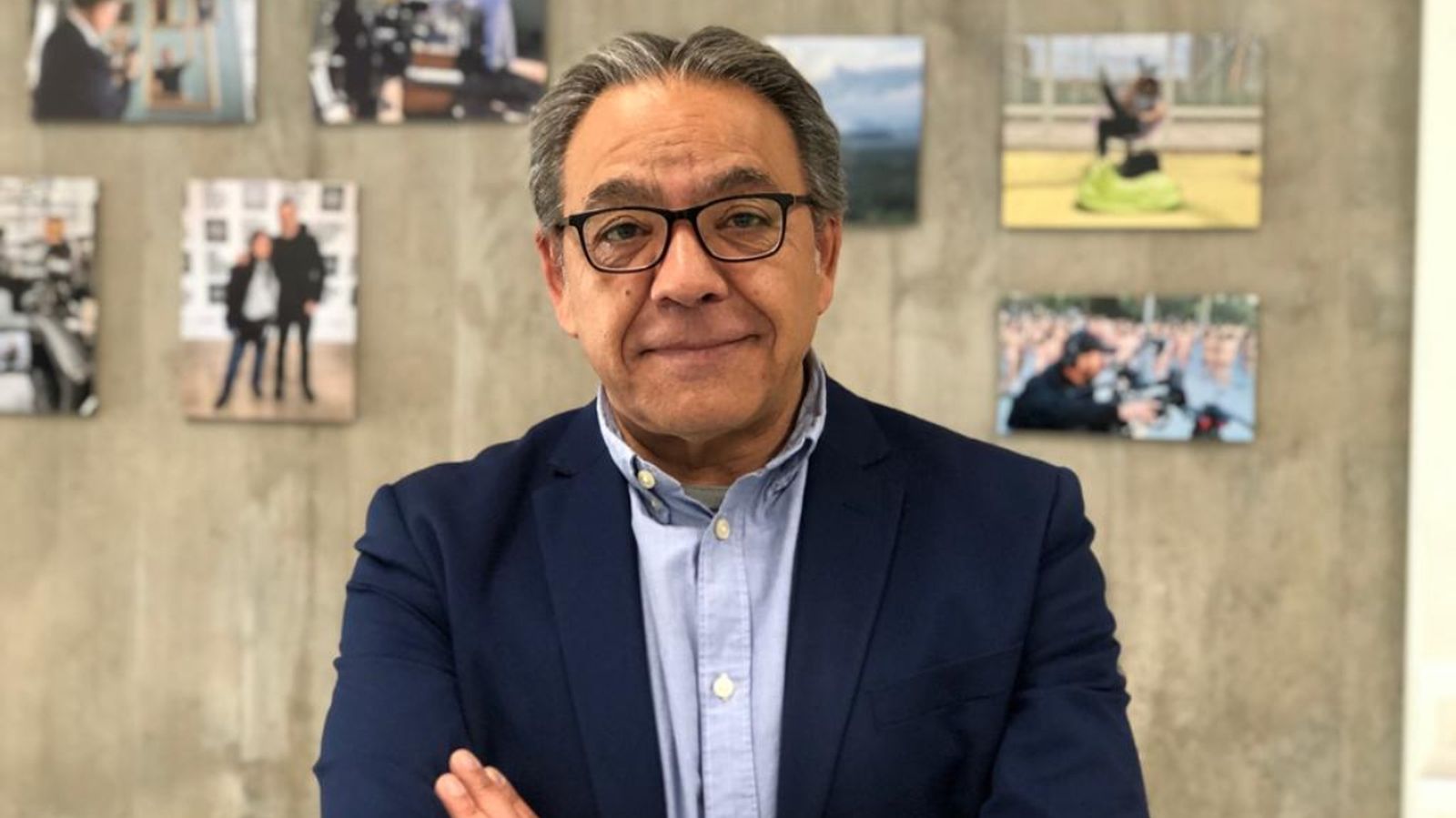 FOTO PORTADA: Manolo Mata, aquest matí en els estudis d'À Punt