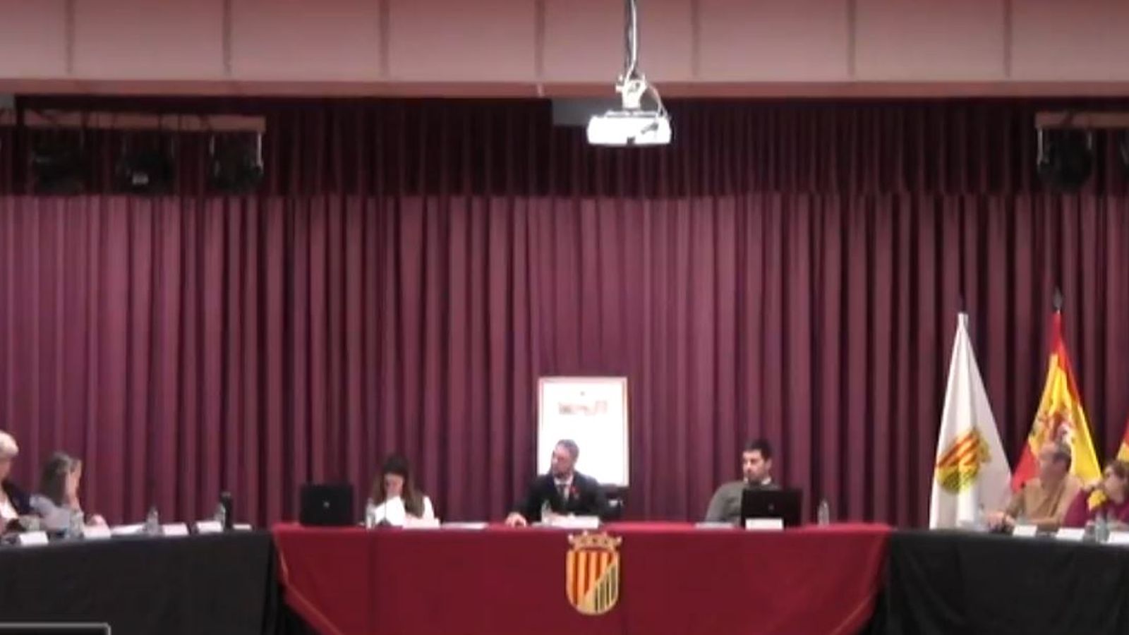 Una sessió plenària de l'Ajuntament de Nàquera, en arxiu