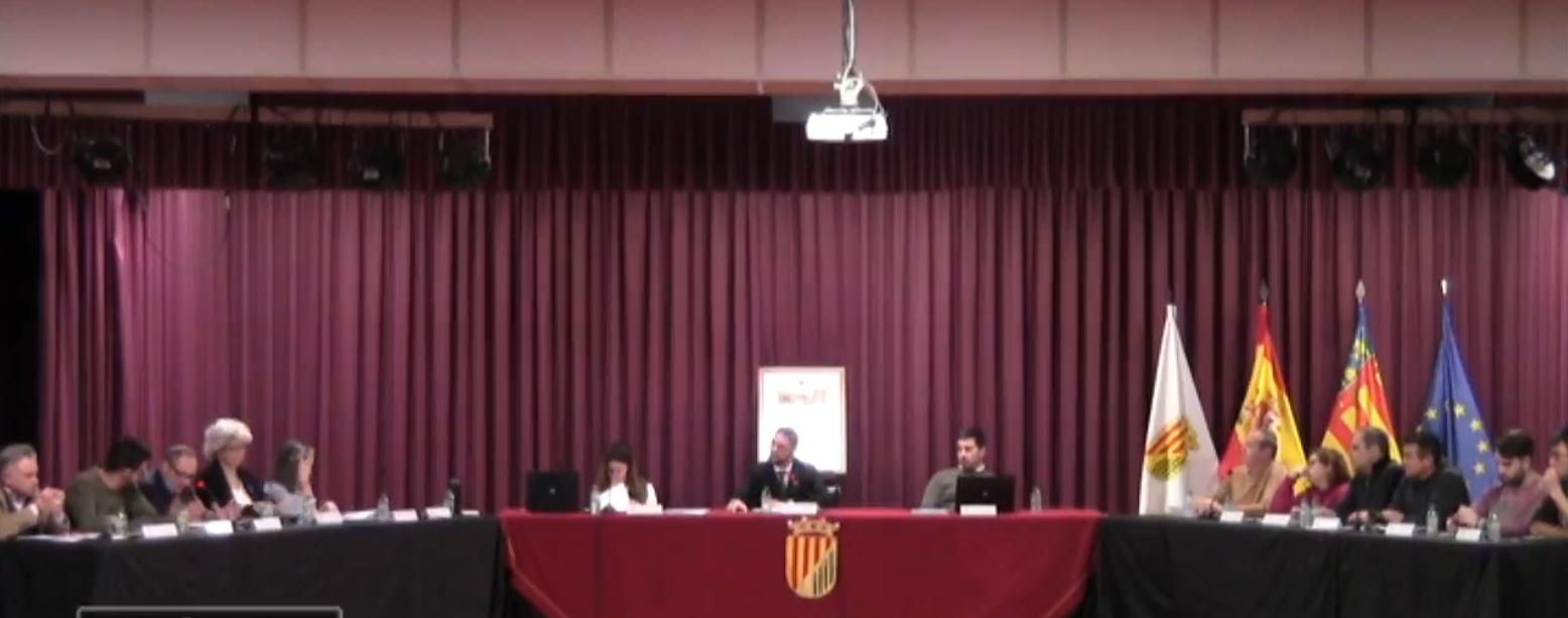 Una sessió plenària de l'Ajuntament de Nàquera, en arxiu Una sessió plenària de l'Ajuntament de Nàquera, en arxiu