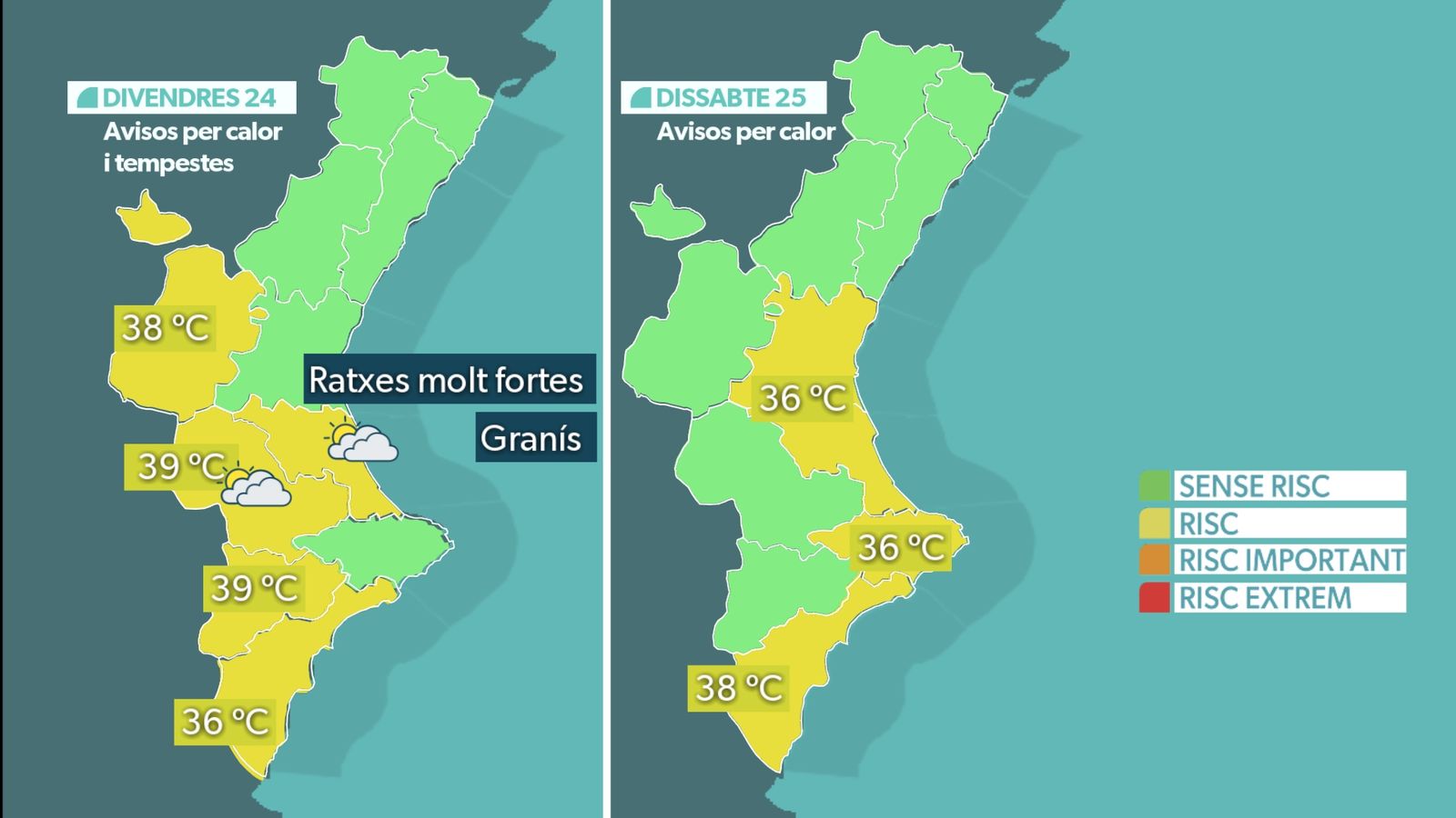 Avís divendres 24 i dissabte 25