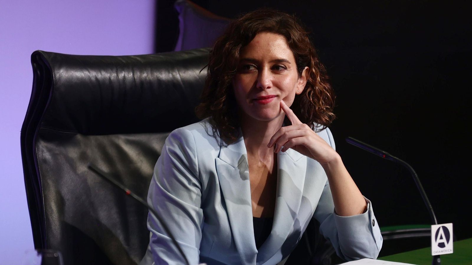 La presidenta madrilenya, Isabel Díaz Ayuso, en una imatge d'arxiu La presidenta madrilenya, Isabel Díaz Ayuso, en una imatge d'arxiu