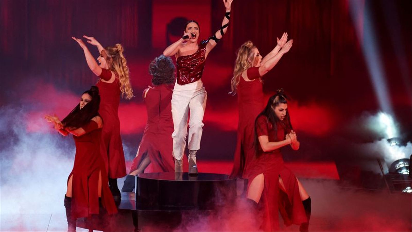 Actuació de Blanca Paloma en el festival d'Eurovisió 2023