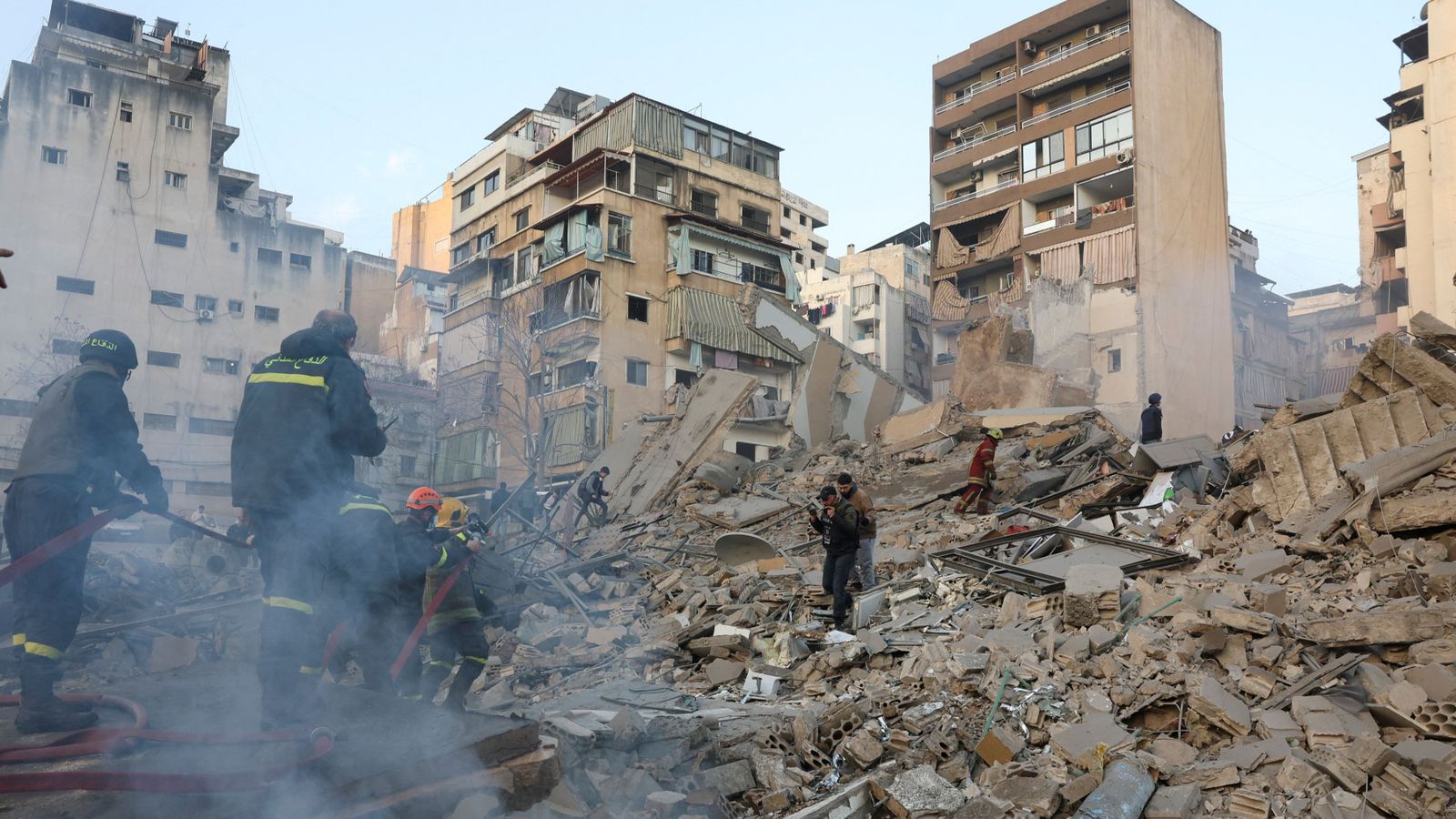 Conseqüències d'un atac israelià a Beirut