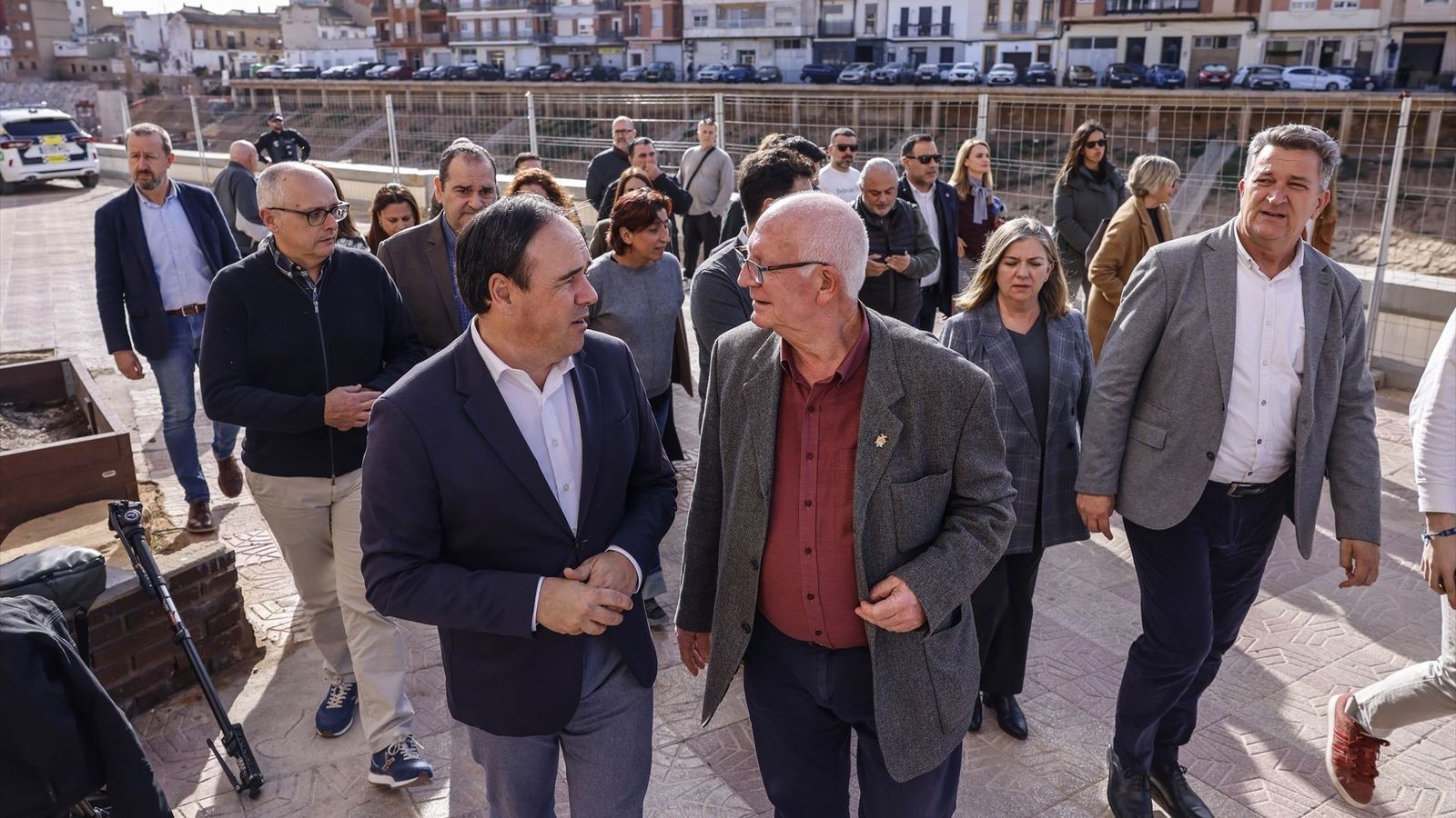 El president Pérez Llorca, este dimarts a Paiporta