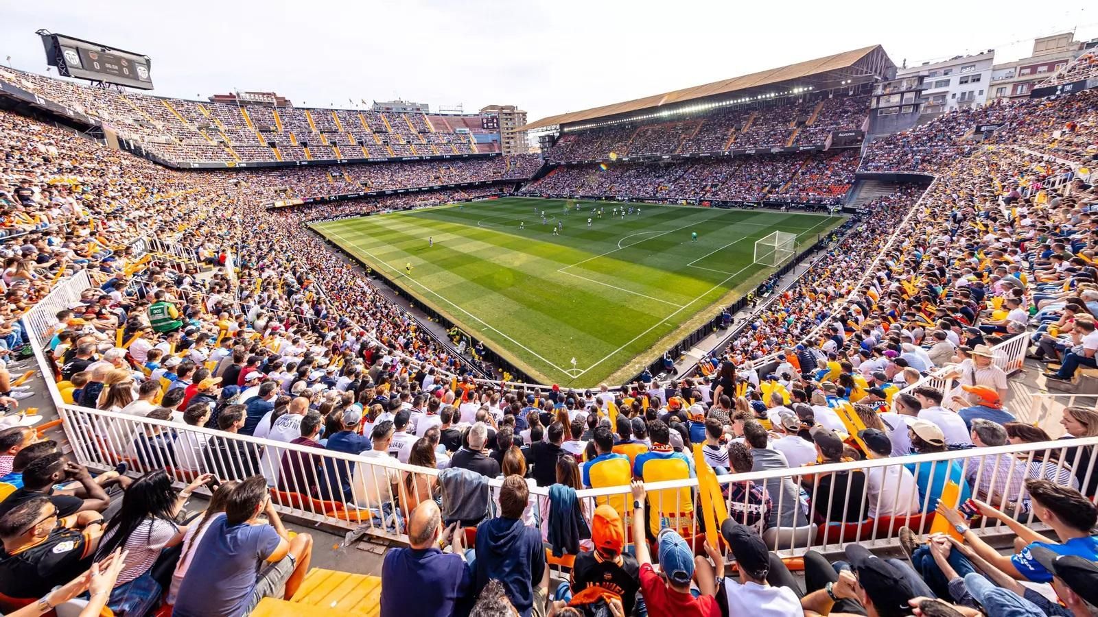 Imatge de l'estadi de Mestalla