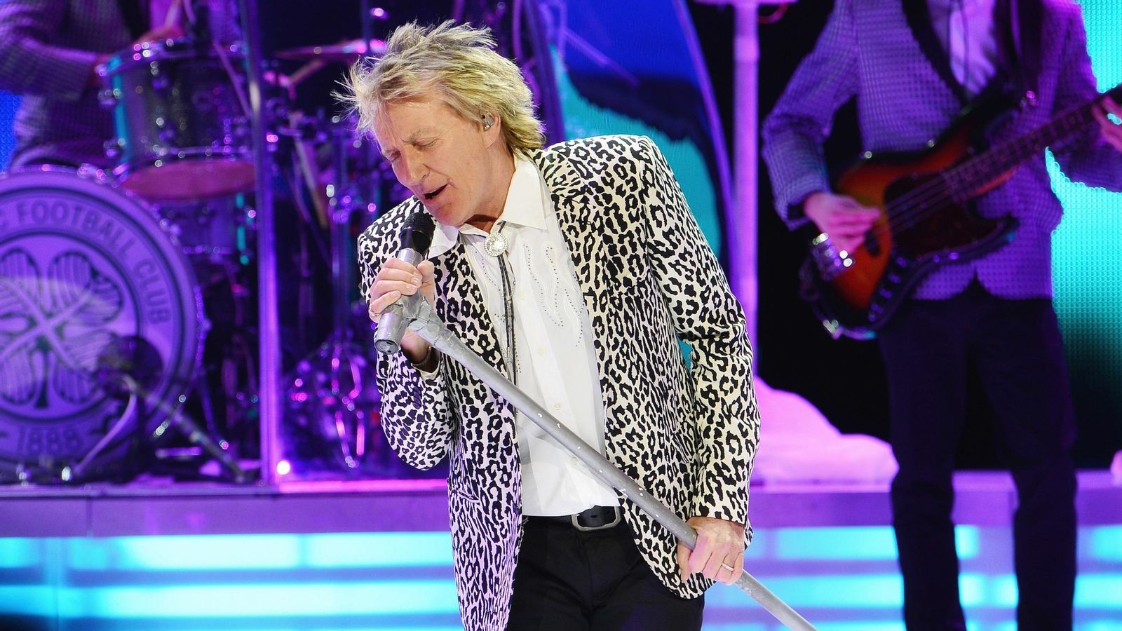 Sir Rod Stewart, en una actuació recent