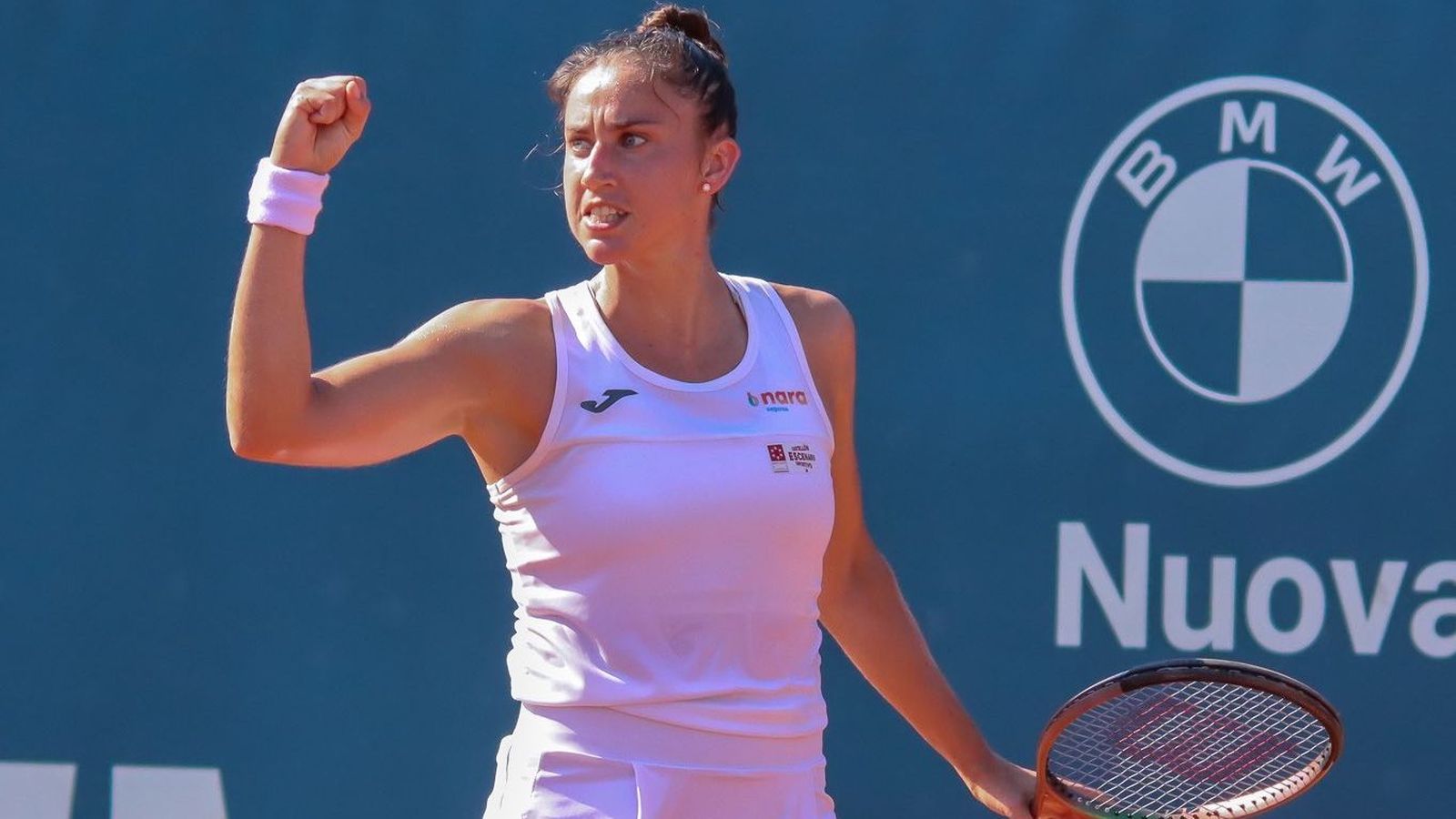 Sara Sorribes celebra el triomf