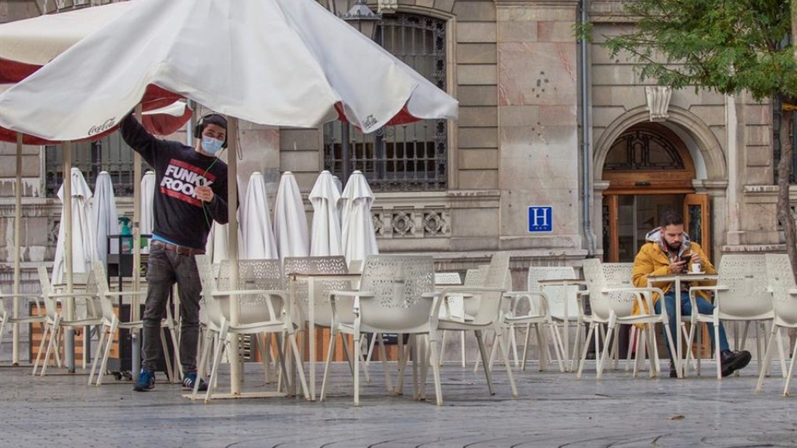 Una terrassa a Oviedo, Astúries