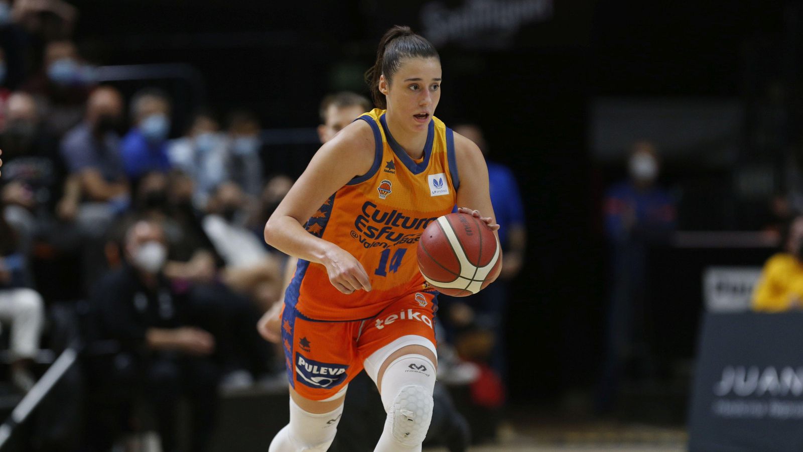 Raquel Carrera durant un partit aquesta temporada