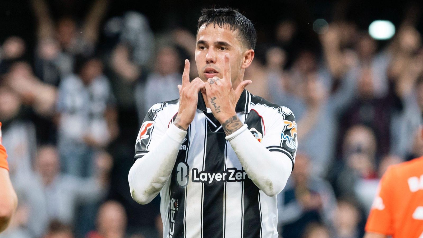 El jugador del Castelló, Isra Suero