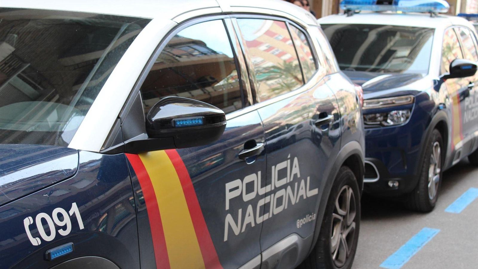 Imatge d'arxiu d'uns vehicles de la Policia Nacional