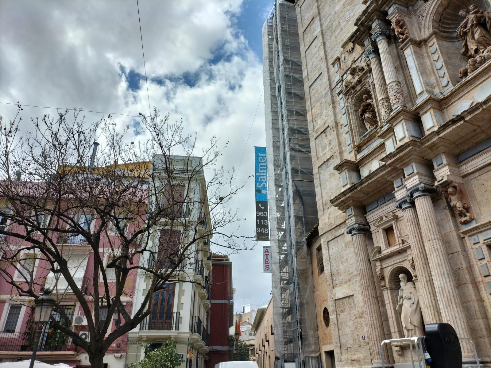 Imatge del campanar on s'ha produït la troballa